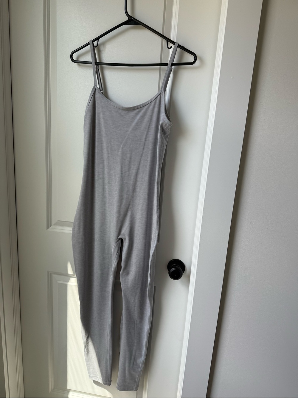 Aritzia Light Gray Slim Jumpsuit